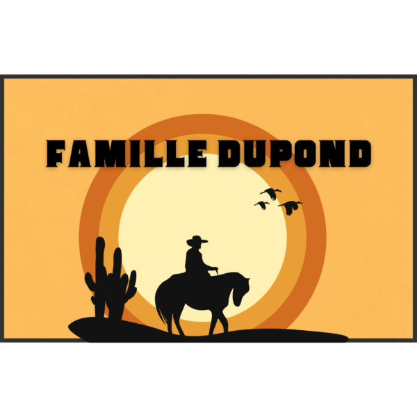 Tapis Nom de famille 6