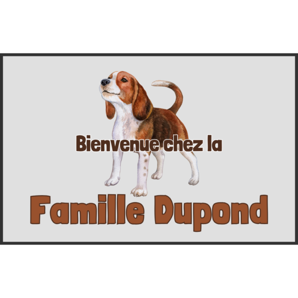 Tapis Nom de famille 1